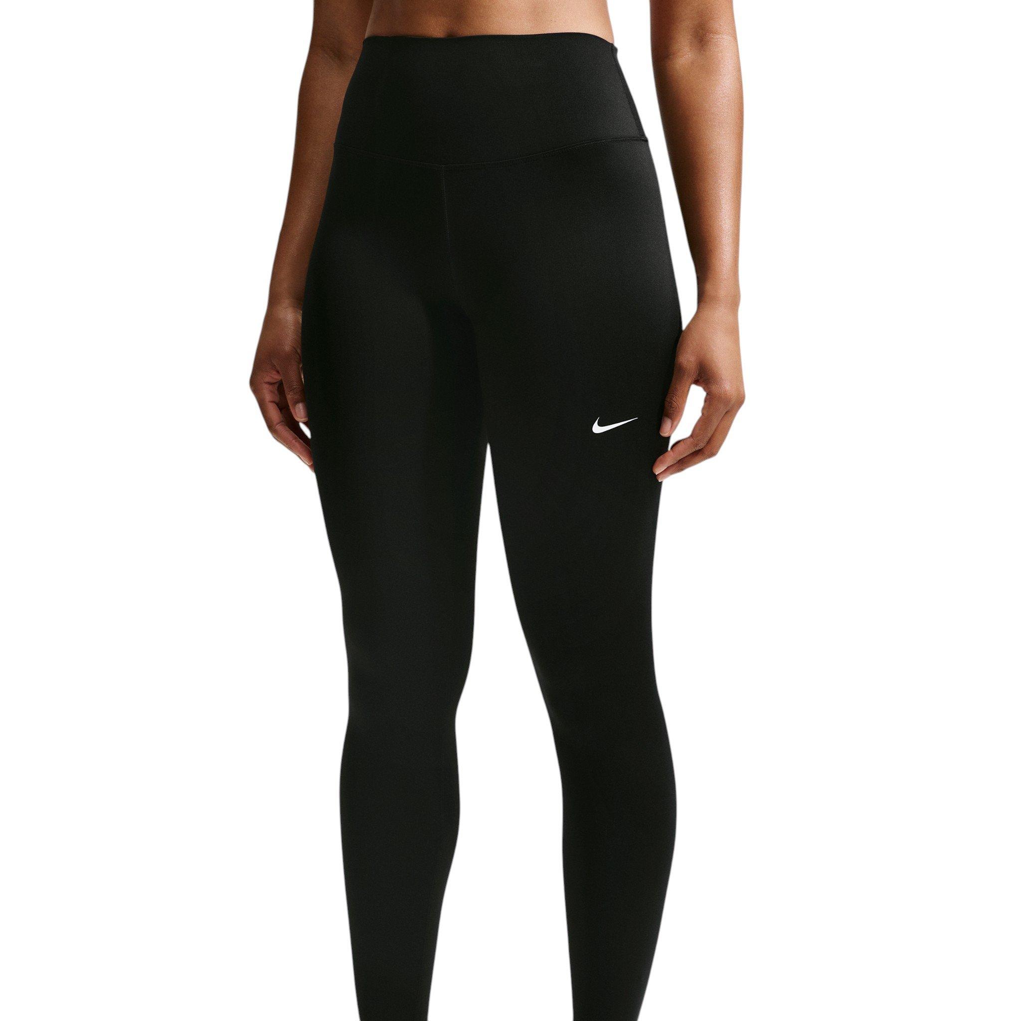 Nike Women's One Therma-FIT High-Waisted Full-Length Leggings - Black - BLACK